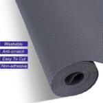 Anti-Slip Fridge & Shelf Mat | Waterproof Washable Liner for Kitchen Drawers Cabinets | Dark Grey - Image 4