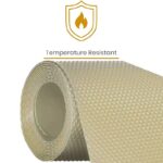 Anti-Slip Fridge & Shelf Mat | Waterproof Washable Liner for Kitchen Drawers Cabinets | Beige - Image 3