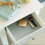 Anti-Slip Fridge & Shelf Mat | Waterproof Washable Liner for Kitchen Drawers Cabinets | Light Grey - Image 2