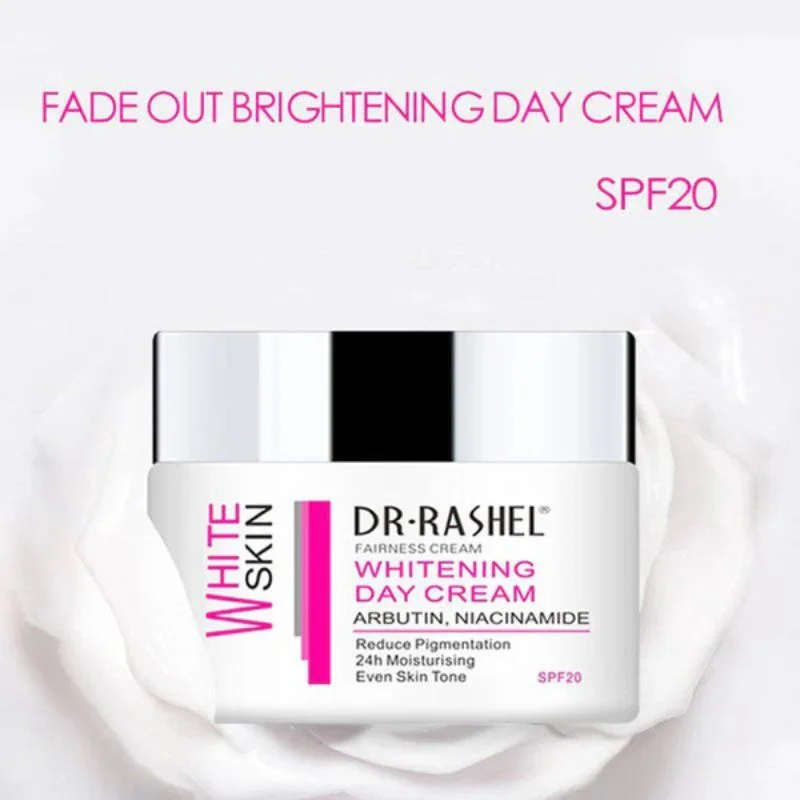 ProductImage_1761727901.webp Dr. Rashel Fairness Whitening DAY Cream | Brightening & Hydrating Formula with Arbutin & Niacinamide (50g) | Imported - Image 1