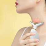 3-in-1 Rechargeable Face & Neck Massager | Red Light Therapy & Microcurrent Anti-Wrinkle Device - Image 4