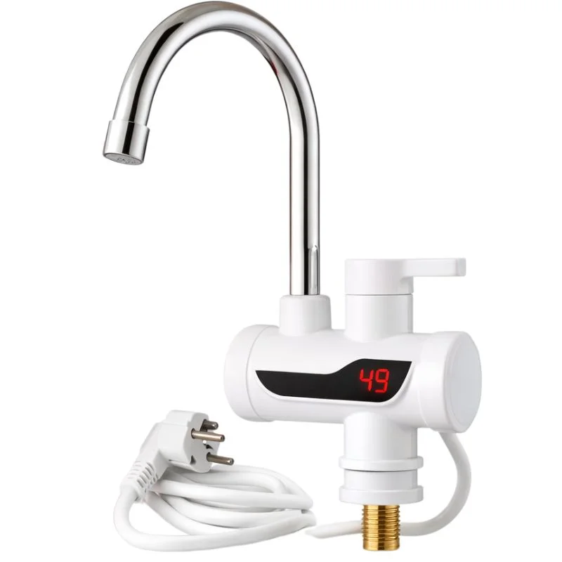 Untitleddesign-2025-12-27T133858.071_1766824841.webp Electric Instant Heating Faucet | Digital Temperature Display | Plastic handle | Kitchen & Bathroom Hot Water Tap - Image 1