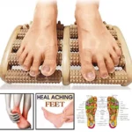 Wooden Foot Roller Massager |  Manual Reflexology Therapy Tool for Pain Relief, Stress Relaxation & Foot Care - Image 4