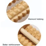 Wooden Foot Roller Massager |  Manual Reflexology Therapy Tool for Pain Relief, Stress Relaxation & Foot Care - Image 5