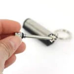 Permanent Match Striker Flint Stone Lighter with Keychain | Waterproof Survival Matchstick for Smoking & Outdoor Use - Image 4
