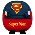 Cute Plush Superman Character Backpack | Stuffed School Bag & Gift for Kids - Image 2