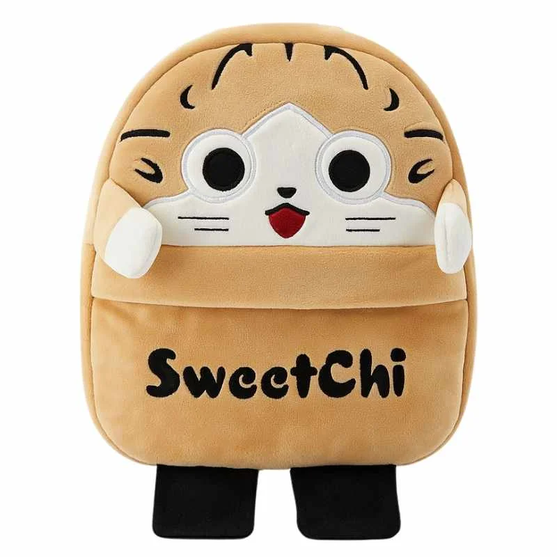 Untitleddesign31_1756494293.webp Cute Plush Sweetchi Character Backpack for Girls | Stuffed School Bag & Gift for Kids - Image 1