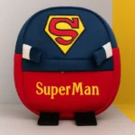 Cute Plush Superman Character Backpack | Stuffed School Bag & Gift for Kids - Image 3