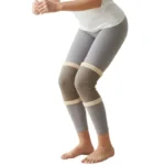 Unisex Wool Knee Warmers Pair |  Warm Elastic Fit, Plain design | Winter Wear for Men & Women | Random Colors - Image 3