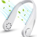 Portable Bladeless Hanging Neck Fan | Hands-Free Personal Cooling Fan for Travel, Office & Outdoor Use