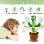 Rechargeable Dancing Cactus Toy with Hat | Interactive Singing, Talking & Dancing Plush for Kids - Image 5