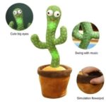 Rechargeable Dancing Cactus Toy with Hat | Interactive Singing, Talking & Dancing Plush for Kids - Image 3