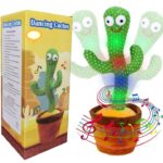 Rechargeable Dancing Cactus Toy with Hat | Interactive Singing, Talking & Dancing Plush for Kids - Image 2