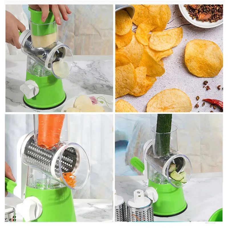WhatsAppImage2024-09-16at00.27.27_1727543589.jpg Multi-Functional Tabletop Drum Grater Manual Vegetable Cutter Slicer and Grater for Kitchen - Image 1