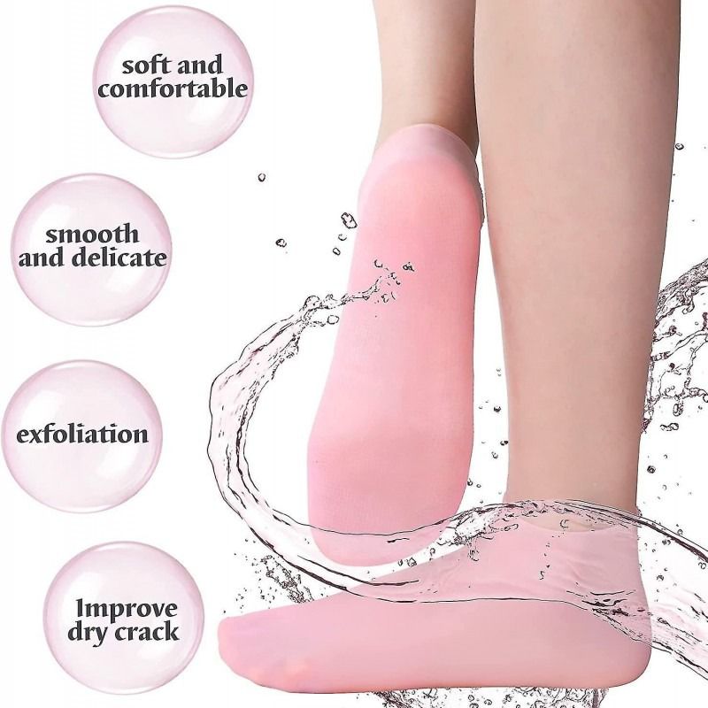 WhatsAppImage2024-10-14at12.15.46_1728909993.jpg Silicone Jelly Socks | Box Packed | Ultra-Moisturizing Gel Foot Care Protector - Image 1