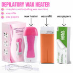 3-in-1 Wax Heater Machine for Hair Removal | Cartridge Wax Warmer + Wax Cartridge + Wax Strips - Image 7