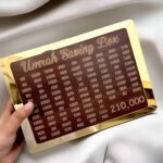 Umrah Saving Box – Premium Wooden | Save PKR 210,000 in 280 Days
