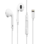 Genuine Certified Apple iPhone Handsfree | Wired Lightning Earphones | Deep Bass & Clear Sound | White - Image 2
