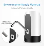 Portable Electric Automatic Water Pump & Dispenser | USB Rechargeable, Hygienic, Easy-to-Use - Image 4