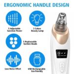 Blackhead Suction Remover Portable Pore Cleaner with LED Display and Multiple Suction Levels - Image 4