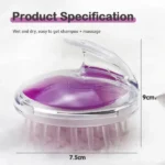 Head Scalp Massage & Shampoo Brush | Soft Silicone Bath Brush | Deep Cleansing & Relaxing Scalp Care | Random Colors - Image 4