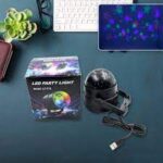 LED Disco Party Lights Crystal Magic Ball 3W RGB | Colorful Projection Lamp for Parties & Events - Image 5
