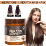 Brazil Nut Keratin Hair Mask 500ml | Nourishing, Strengthening & Smoothing Hair Treatment - Image 6