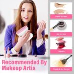 Electric Makeup Brush Cleaner Machine | Automatic USB Rechargeable Brush Washer | Gentle Silicone Cleaning - Image 5