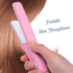 Mini Portable Ceramic Hair Straightener & Curler | Frizz-Free Smooth Hair | Random Color - Image 7