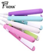 Mini Portable Ceramic Hair Straightener & Curler | Frizz-Free Smooth Hair | Random Color - Image 6