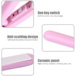 Mini Portable Ceramic Hair Straightener & Curler | Frizz-Free Smooth Hair | Random Color - Image 9