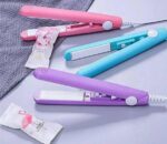 Mini Portable Ceramic Hair Straightener & Curler | Frizz-Free Smooth Hair | Random Color