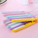 Mini Portable Ceramic Hair Straightener & Curler | Frizz-Free Smooth Hair | Random Color - Image 8