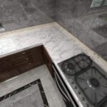 White & Dark Grey | Marble Sheet Sticker 60x200cm | Waterproof Self-Adhesive PVC Wallpaper for Furniture Walls - Image 5