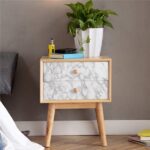 White & Dark Grey | Marble Sheet Sticker 60x200cm | Waterproof Self-Adhesive PVC Wallpaper for Furniture Walls - Image 6