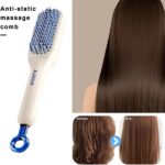 Self-Cleaning Hair Brush & Telescopic Comb | Detangling Brush with One-Pull Cleaning Mechanism | Random Color - Image 3