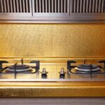 Golden Foil Kitchen Wallpaper Sticker | 60×200cm | Peel & Stick Aluminum Foil Wall Covering | Oil-Proof, Waterproof & Heat-Resistant Decor - Image 2