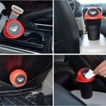 Compact Car Bin with Push Lid, Random Colour