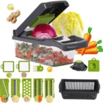 16-in-1 Vegetable Chopper & Slicer with Container