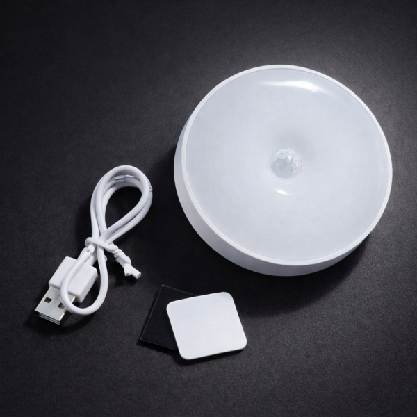 Rechargeable Motion-Sensor Puck Light – detail