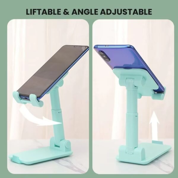 Adjustable Foldable Desktop Phone Stand - detail view