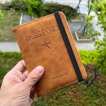 Passport Travel Wallet & Document Organizer - detail view