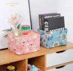 Foldable Desktop Storage Basket, Random Design – detail