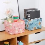 Foldable Desktop Storage Basket, Random Design – detail