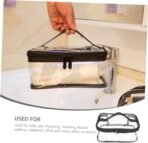 Clear Travel Makeup & Toiletry Bag - detail view
