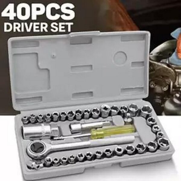 40-Piece Socket & Screwdriver Tool Set – detail