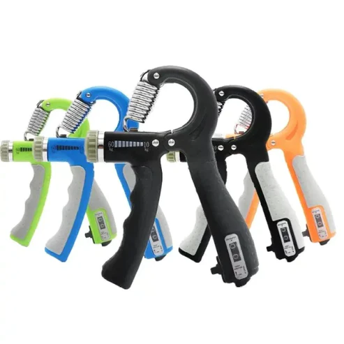 Adjustable Hand Gripper with Rep Counter, Random Colour – detail
