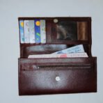 Classic Foldover Clutch Wallet – detail