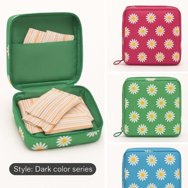 Compact Zip Pouch for Daily Essentials — Random Design – detail