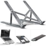 Adjustable Foldable Metal Laptop Stand with Cover - detail view